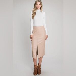 Lichi Designed in Germany vegan midi skirt